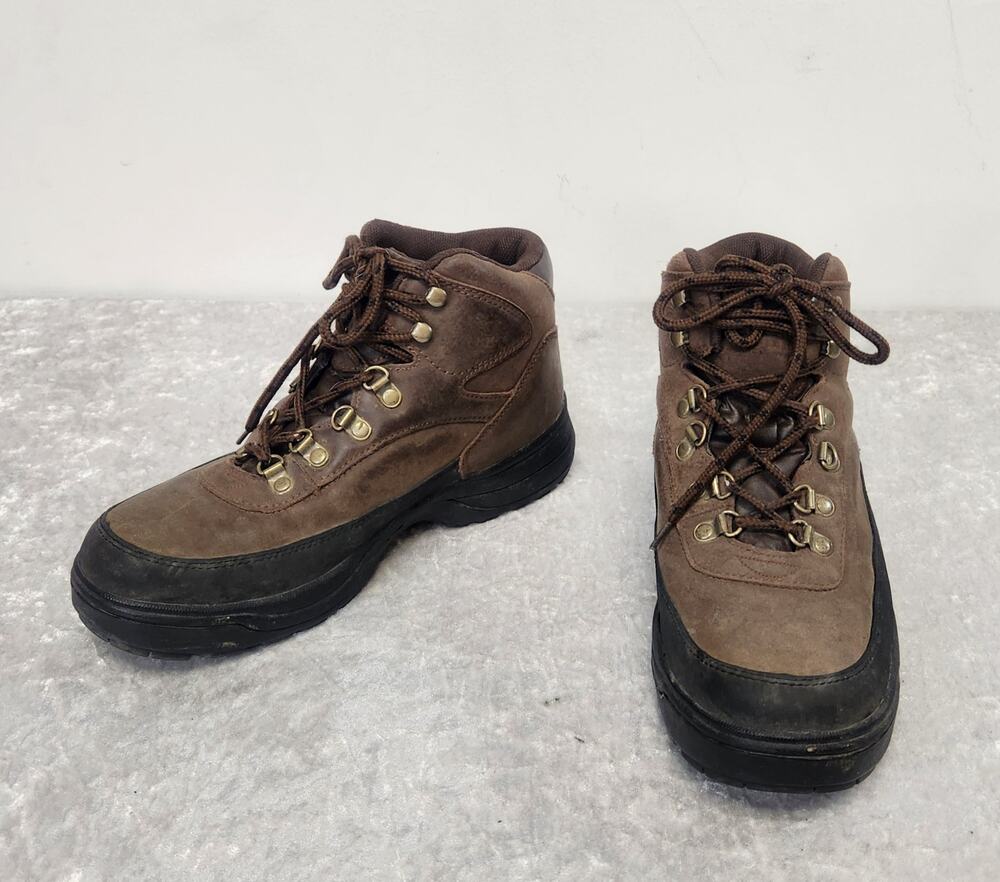 Wolverine Mens Brown Steel Toe Work Boots-Size 8.5
